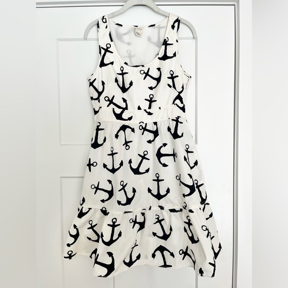 J. Crew Dresses & Skirts - J. Crew Dizzy Anchor Print Dress